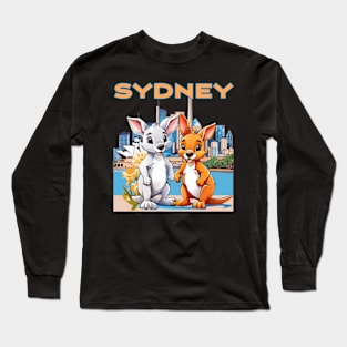 Two Sydney City Kangaroos Long Sleeve T-Shirt